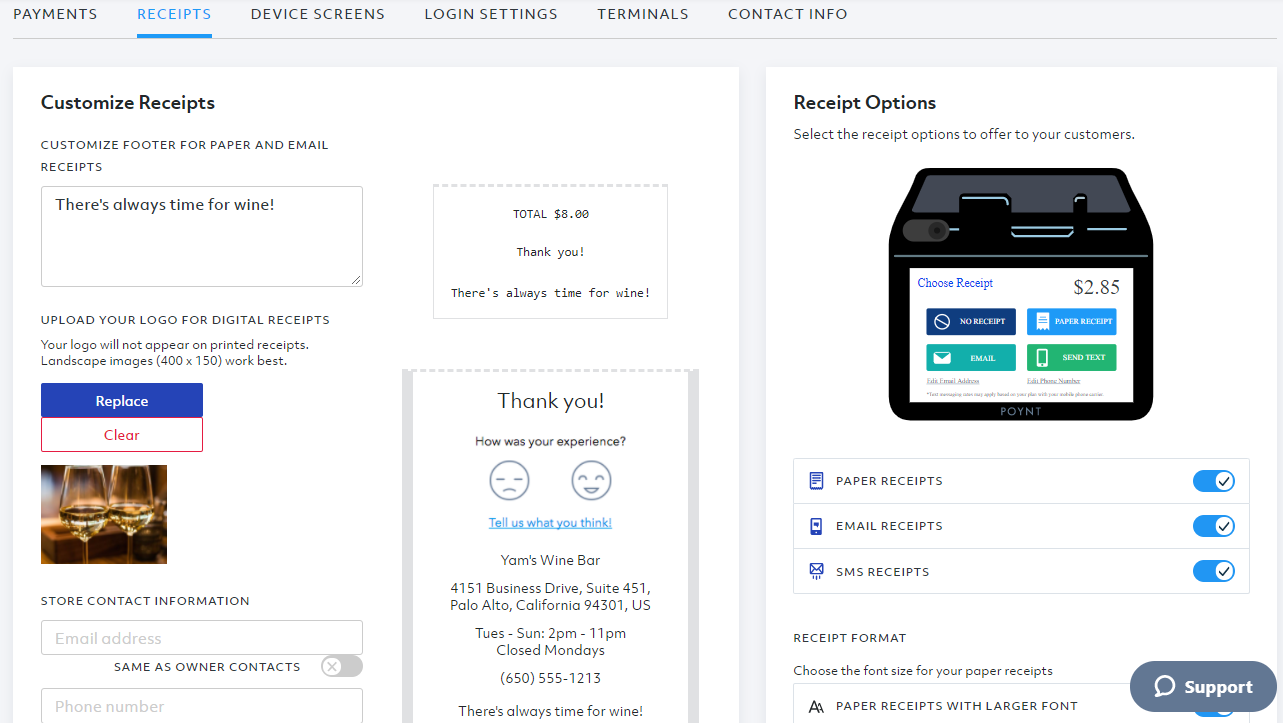 Poynt Hq Settings Poynt Help Center