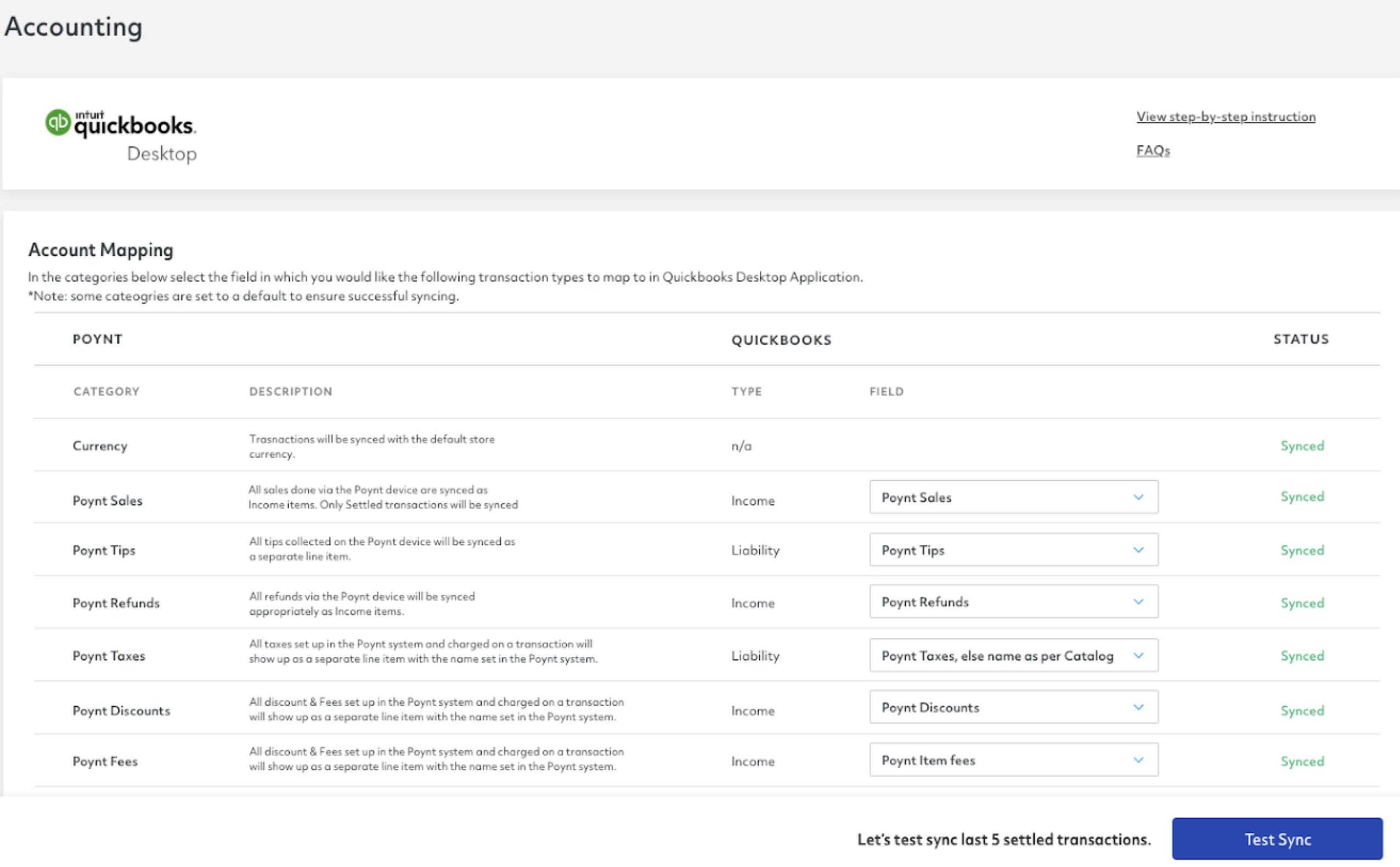 quickbooks desktop app integration